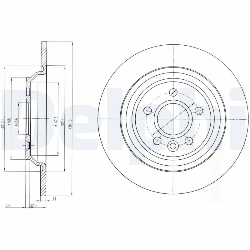 Disc frana DELPHI BG4239C
