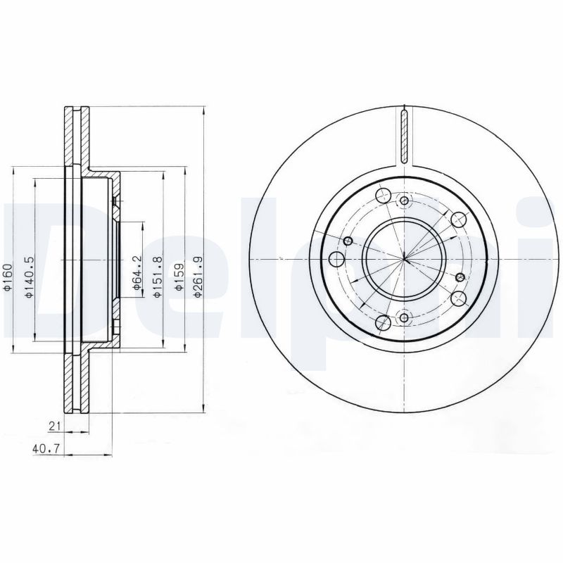 Disc frana DELPHI BG4294