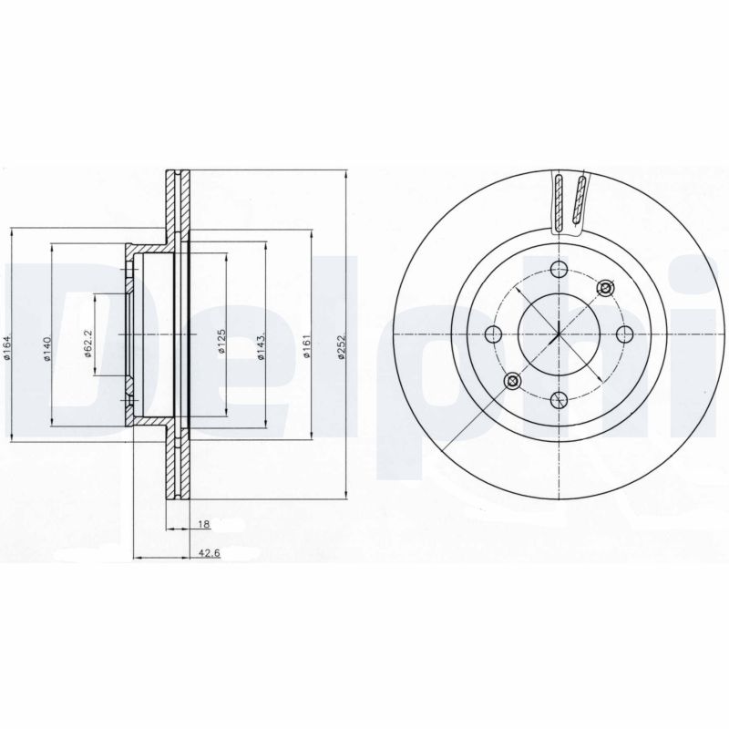 Disc frana DELPHI BG4295