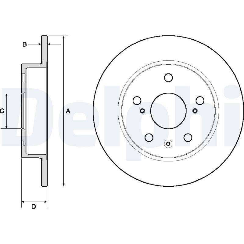 Disc frana DELPHI BG4709C