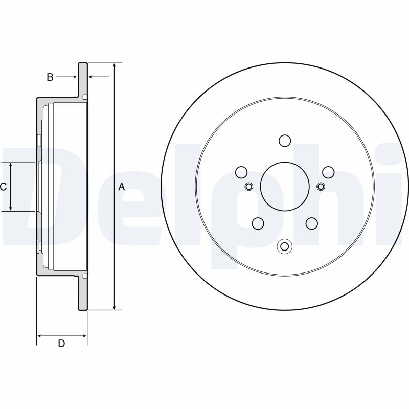 Disc frana DELPHI BG4919C