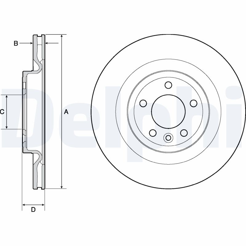 Disc frana DELPHI BG9146C