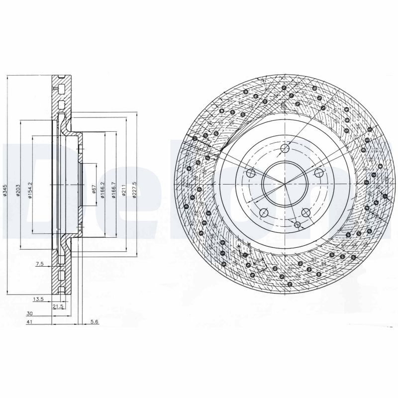 Disc frana DELPHI BG9876