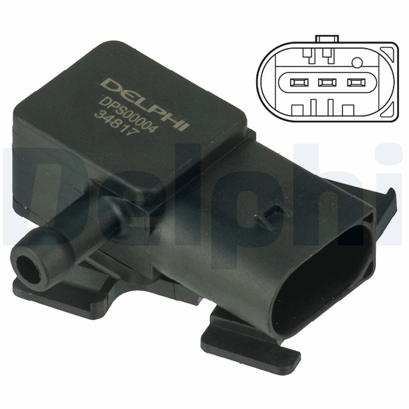 Senzor presiune gaze evacuare BMW Seria 3 (E90) 318 d  diesel 143 cai DELPHI DPS00004