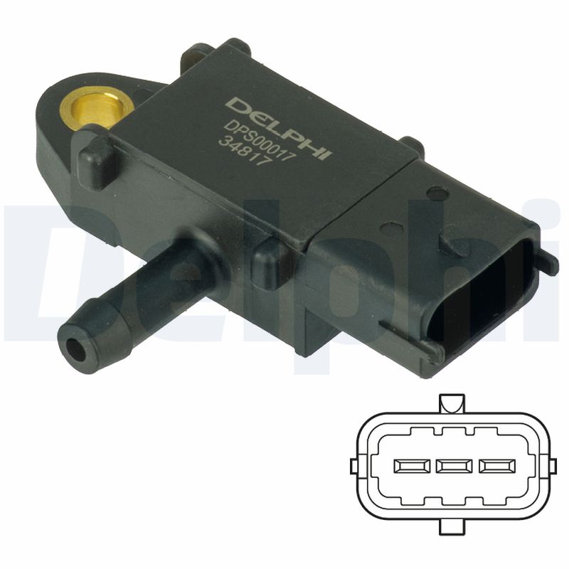 Senzor presiune gaze evacuare OPEL INSIGNIA A (G09) 2.0 CDTI (68)  diesel 163 cai DELPHI DPS00017