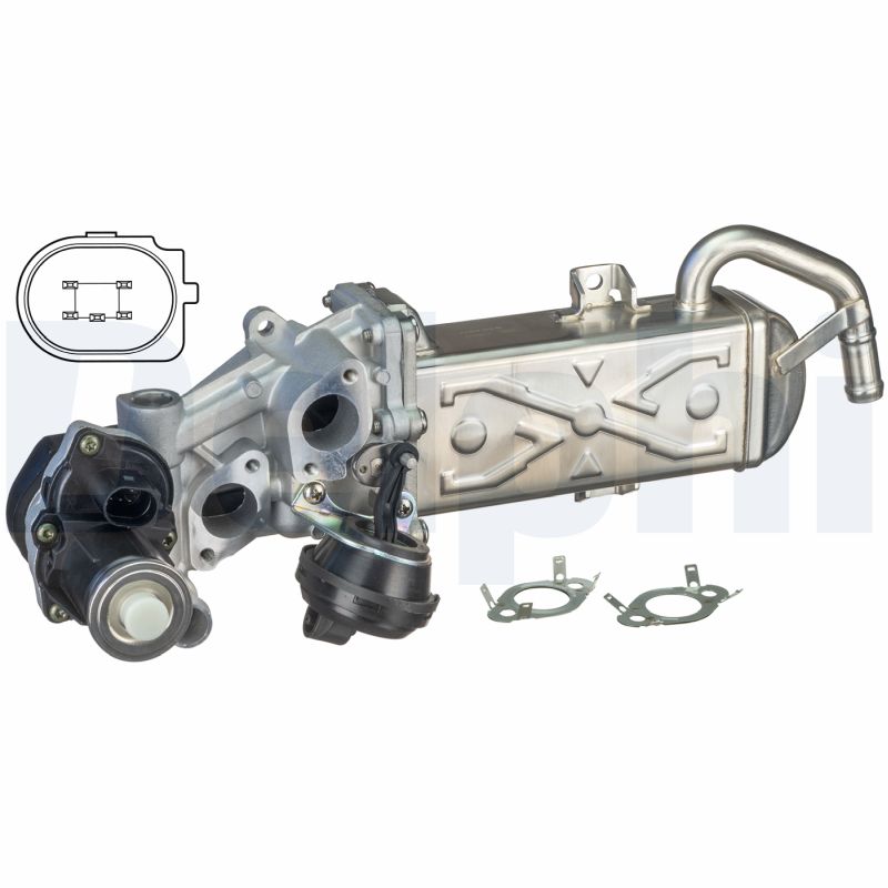 Supapa EGR VW PASSAT B7 Variant (365) 2.0 TDI  diesel 140 cai DELPHI EG10472-12B1