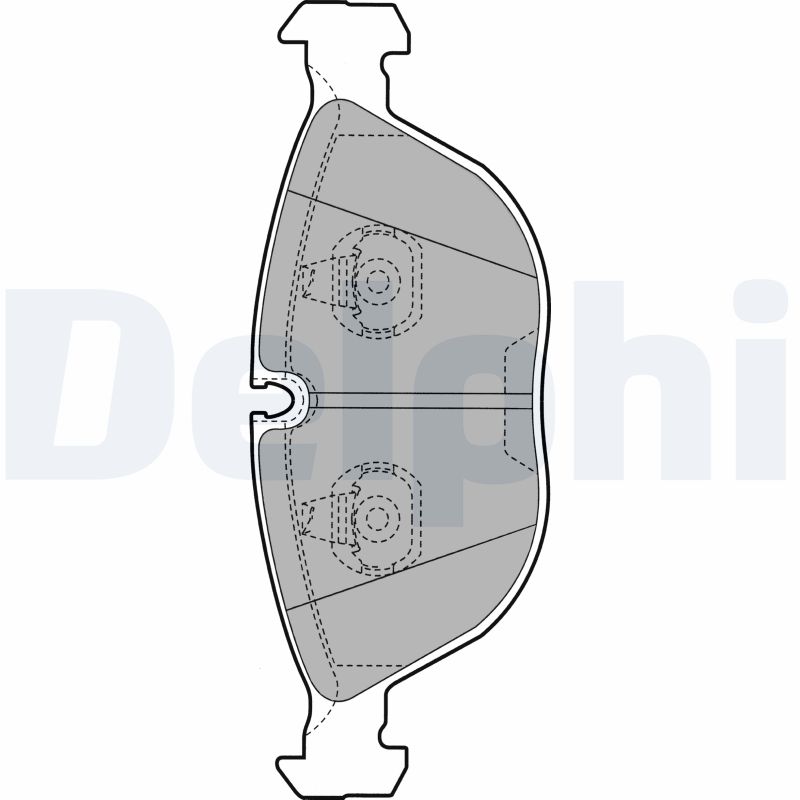 Placute frana DELPHI LP1002