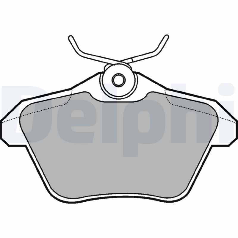 Placute frana DELPHI LP1018