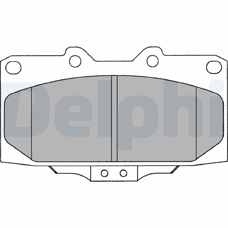 Placute frana DELPHI LP1020