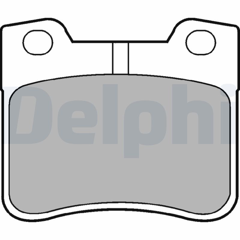 Placute frana DELPHI LP1051