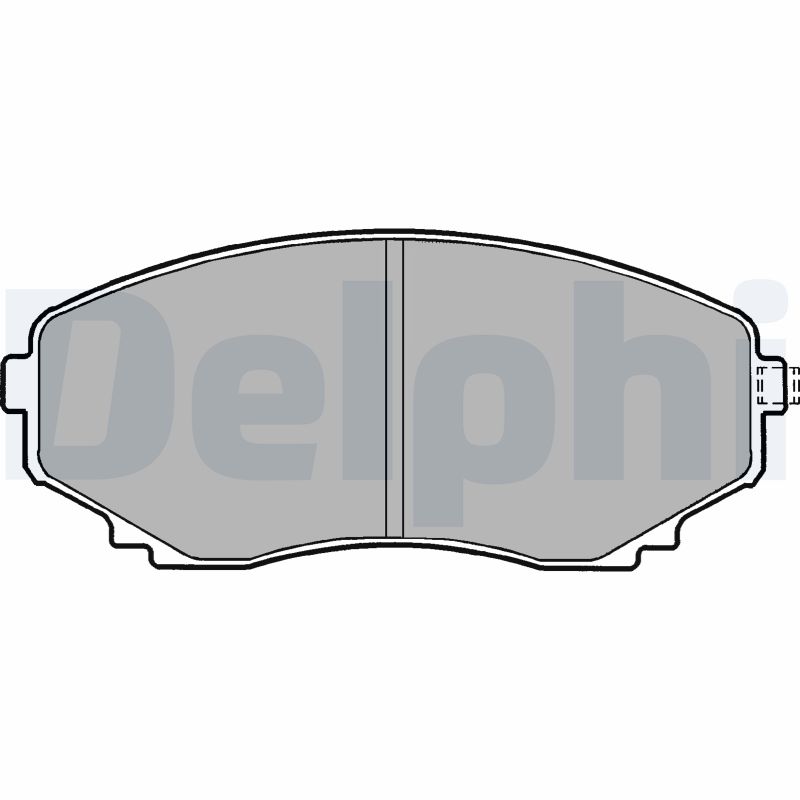 Placute frana DELPHI LP1095