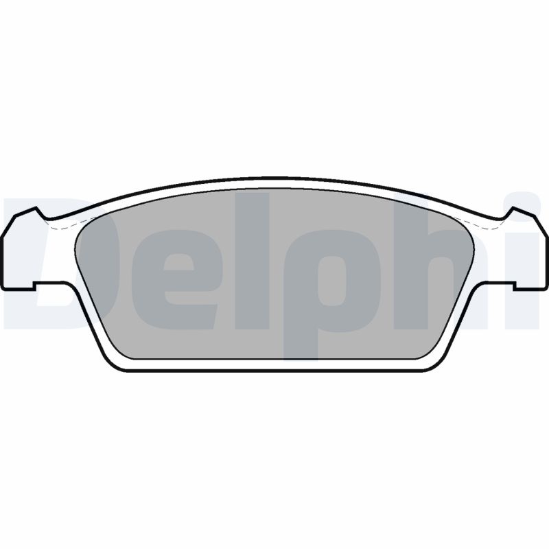 Placute frana DELPHI LP1100