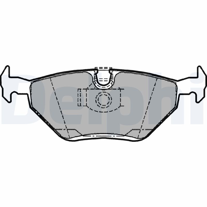 Placute frana DELPHI LP1107