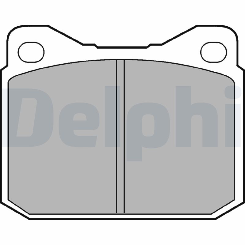 Placute frana DELPHI LP117