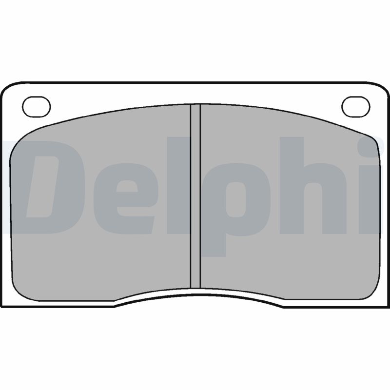 Placute frana DELPHI LP132