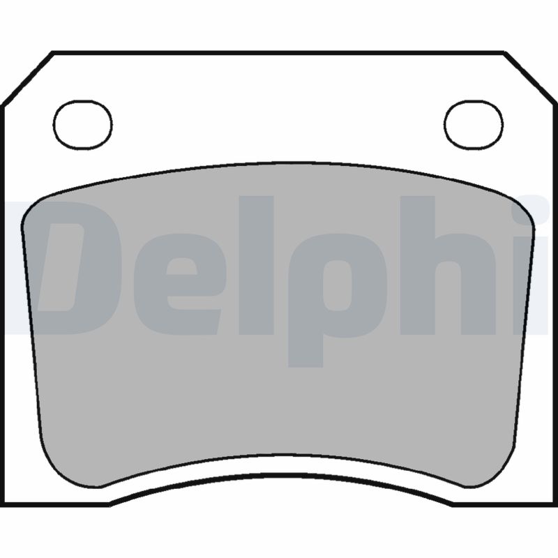 Placute frana DELPHI LP133