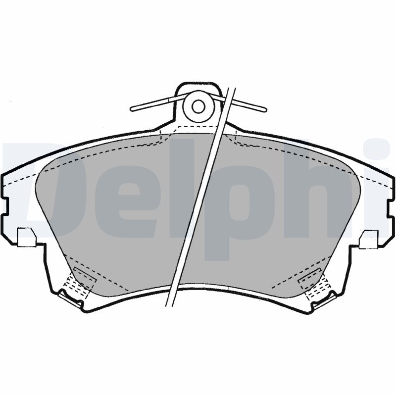 Placute frana DELPHI LP1398