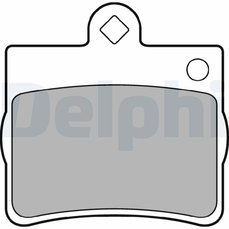 Placute frana DELPHI LP1402