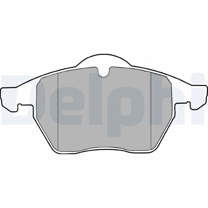 Placute frana DELPHI LP1407