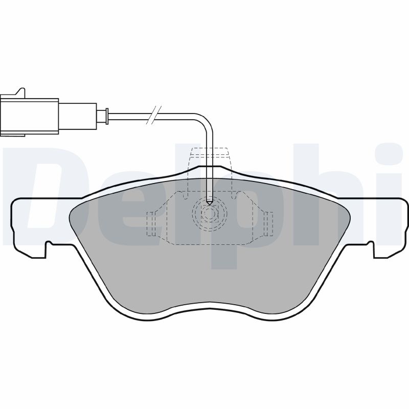 Placute frana DELPHI LP1408