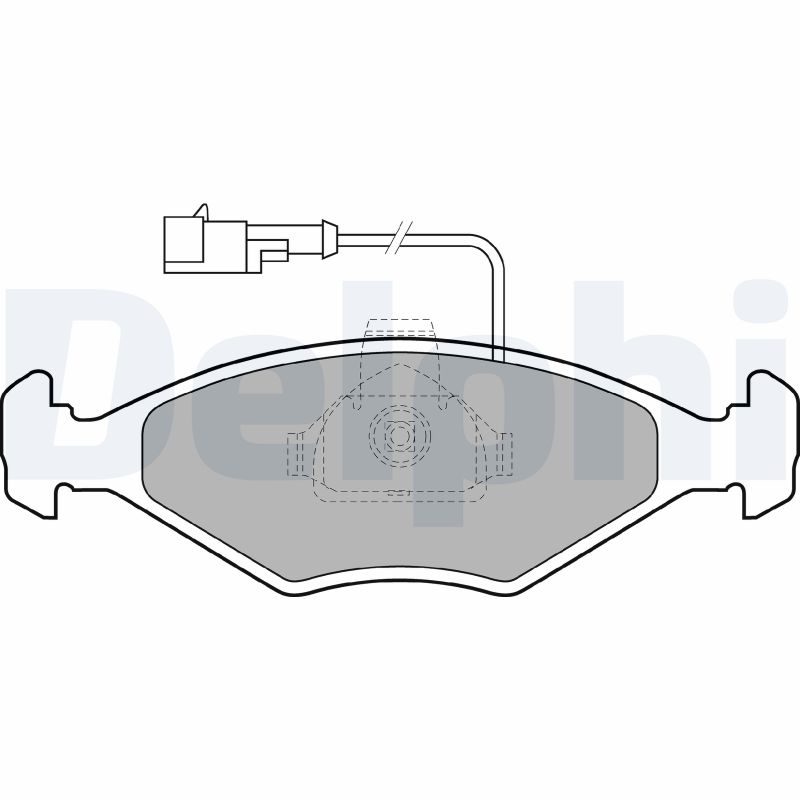 Placute frana DELPHI LP1415