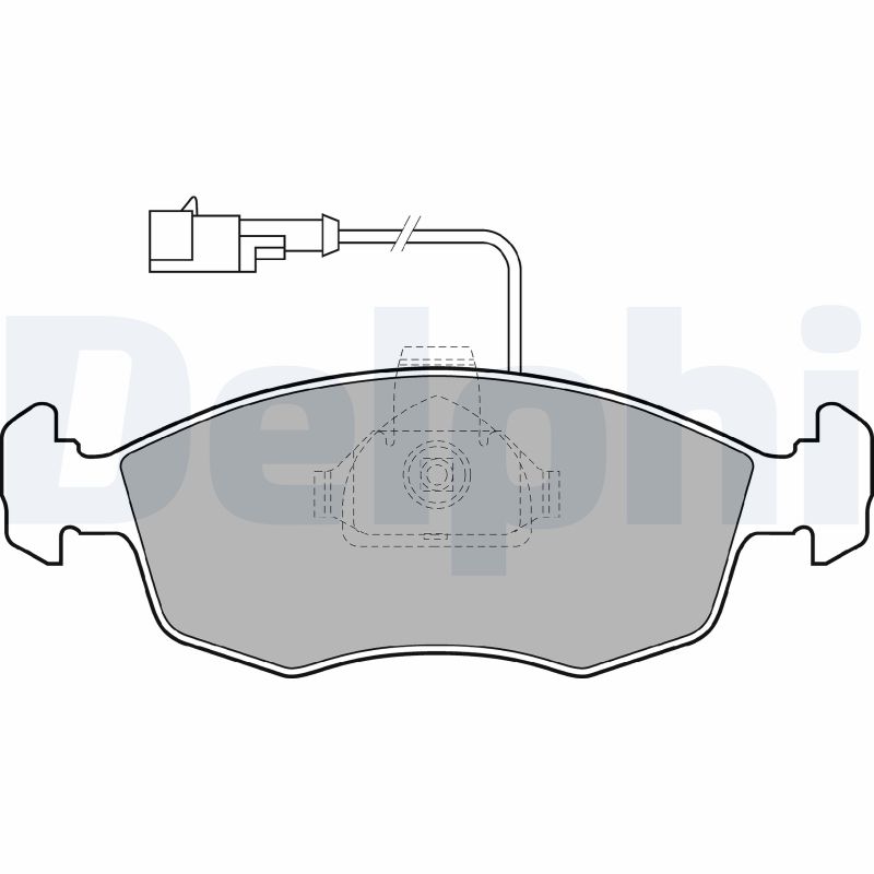 Placute frana DELPHI LP1416
