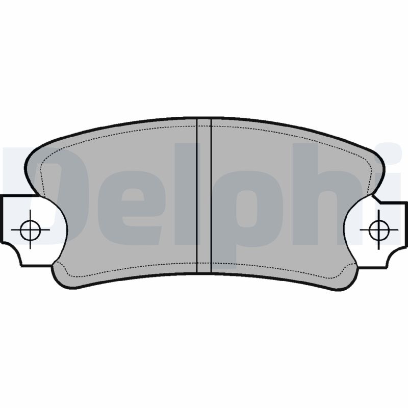 Placute frana DELPHI LP146