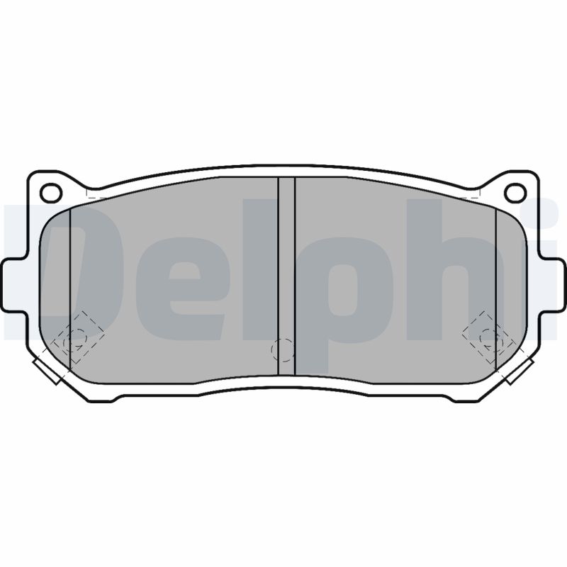 Placute frana DELPHI LP1528