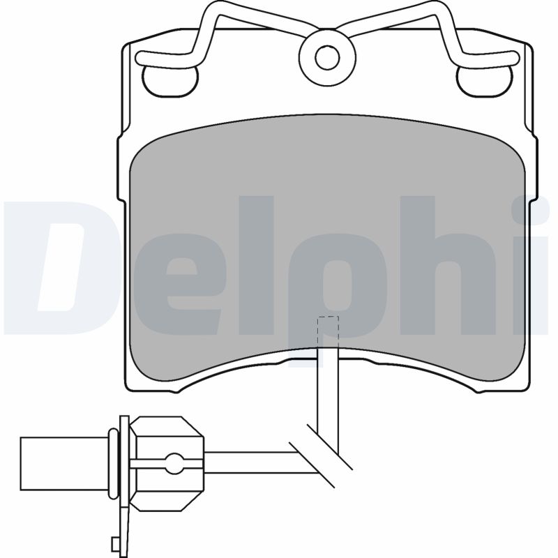 Placute frana DELPHI LP1535