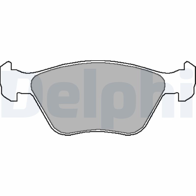 Placute frana DELPHI LP1602