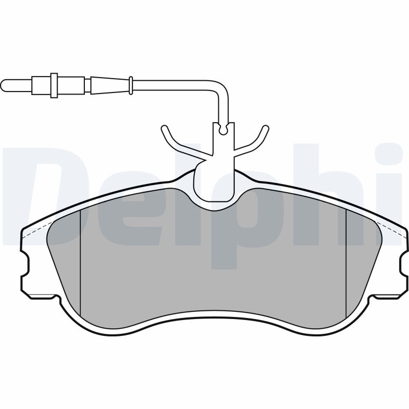 Placute frana DELPHI LP1607
