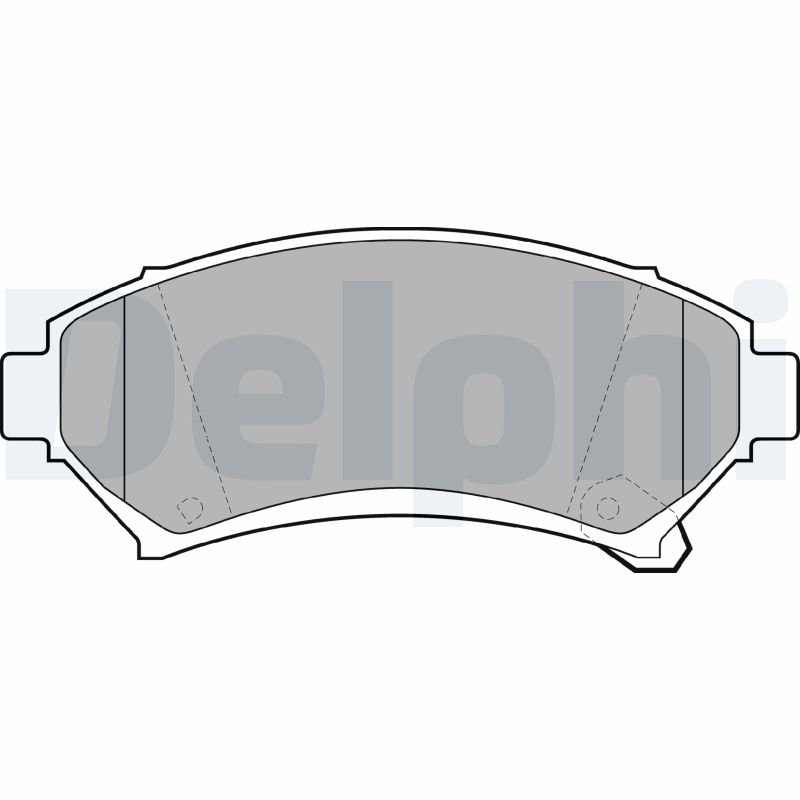 Placute frana DELPHI LP1609