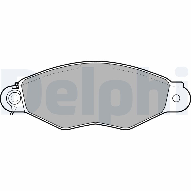 Placute frana DELPHI LP1610