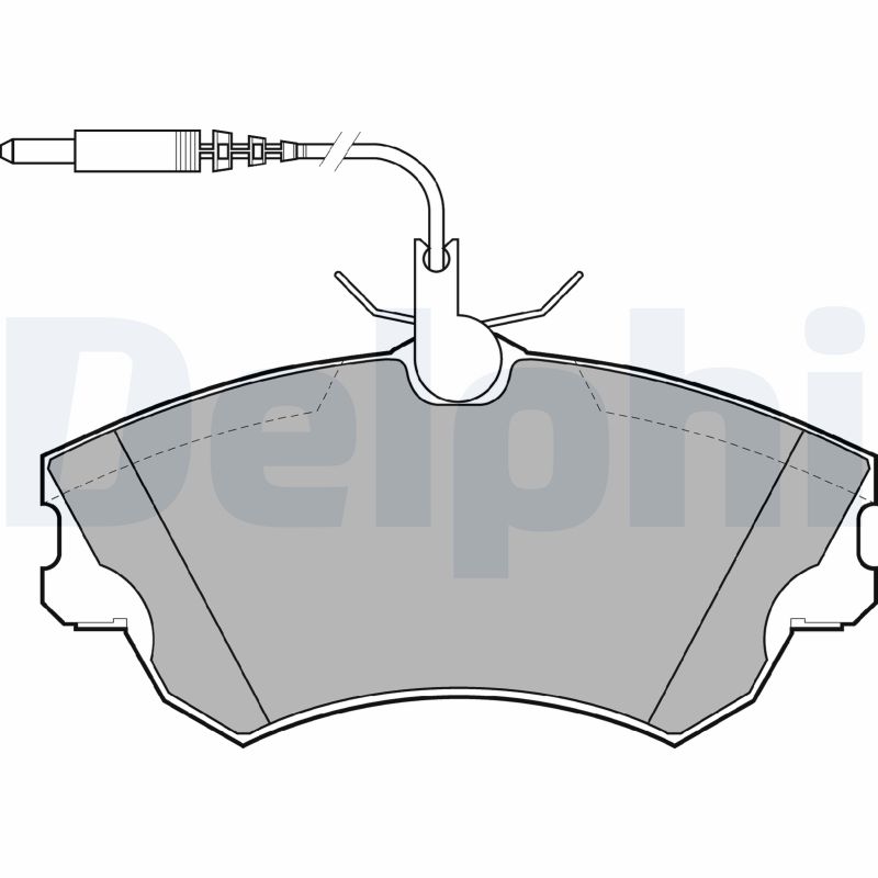 Placute frana DELPHI LP1614