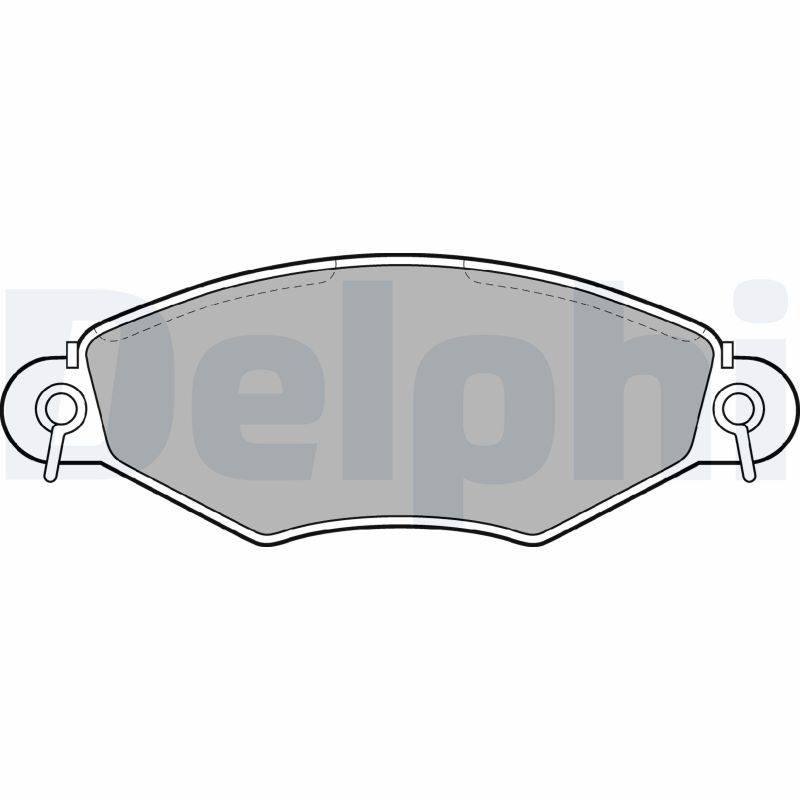 Placute frana DELPHI LP1617