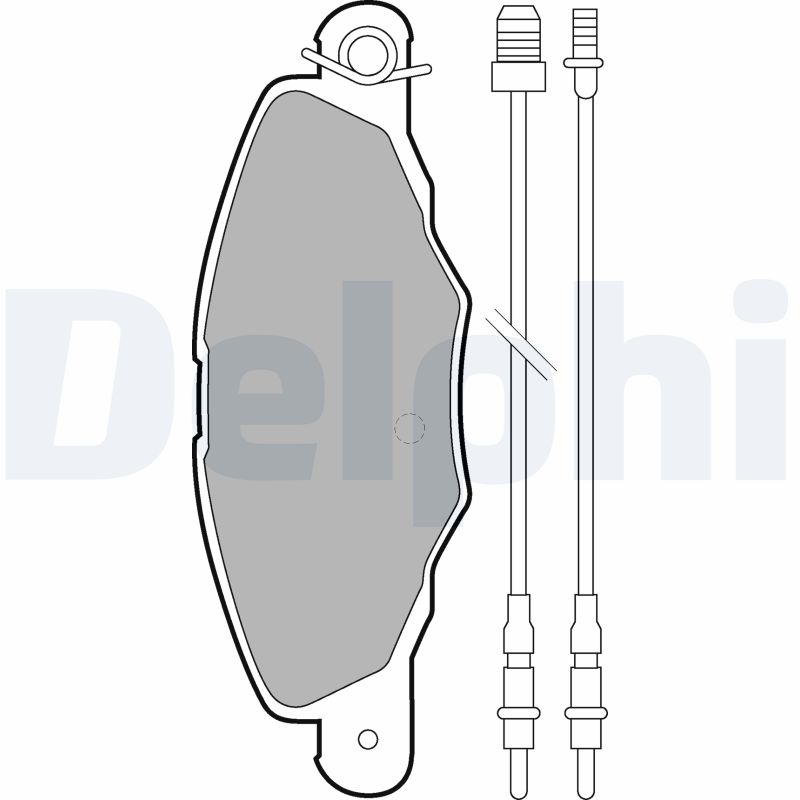 Placute frana DELPHI LP1629