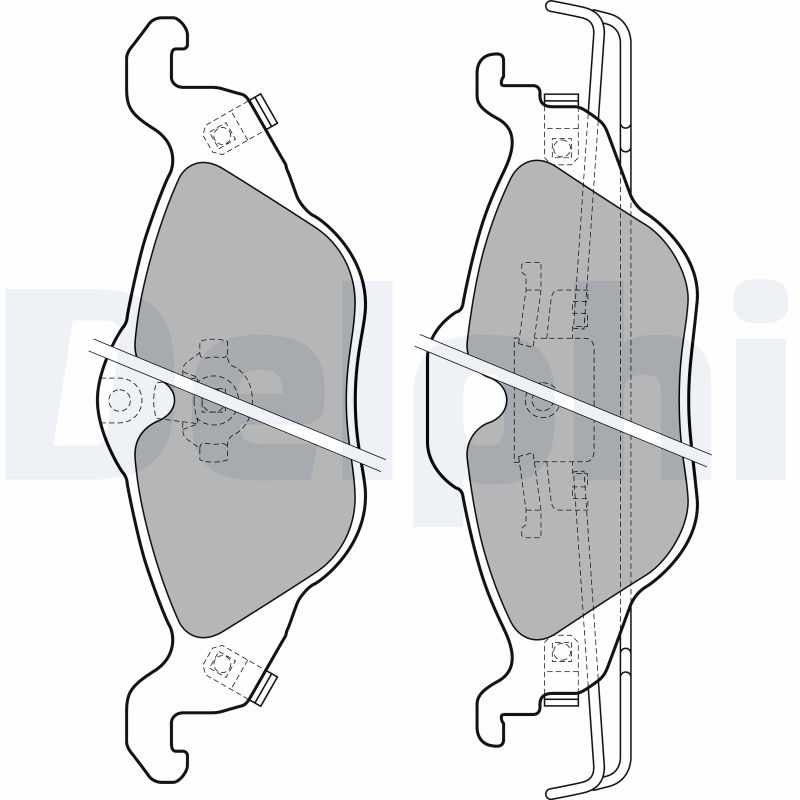 Placute frana DELPHI LP1673