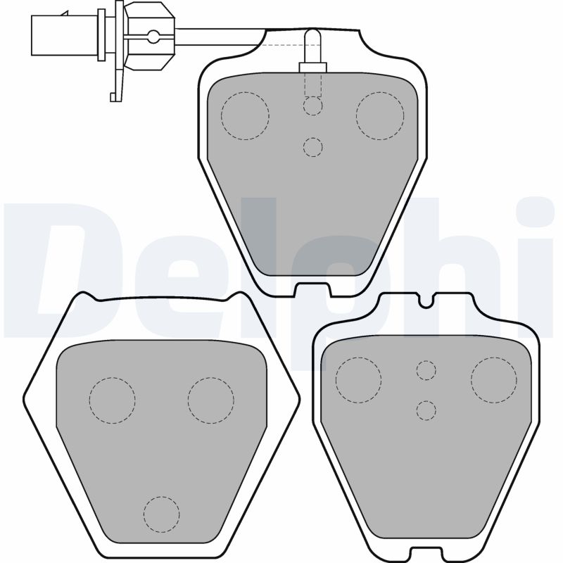 Placute frana DELPHI LP1703