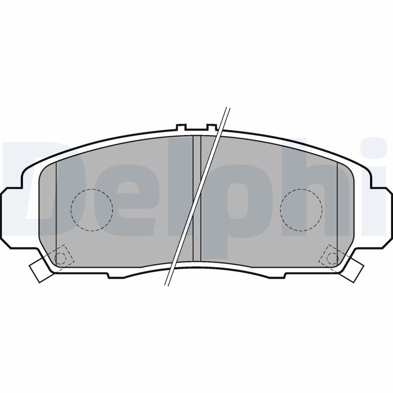 Placute frana DELPHI LP1704