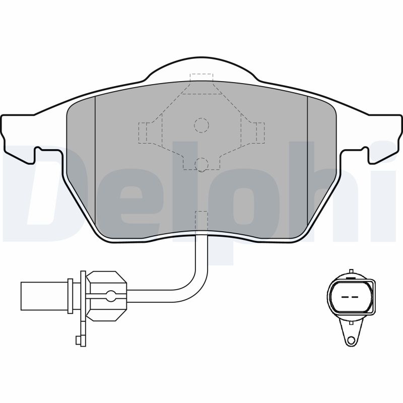 Placute frana DELPHI LP1706