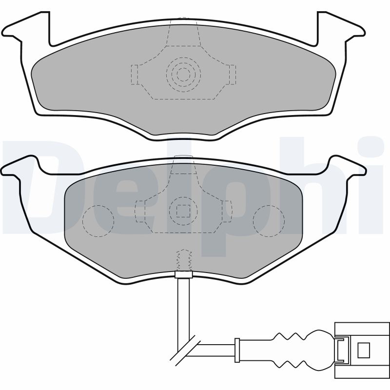 Placute frana DELPHI LP1709