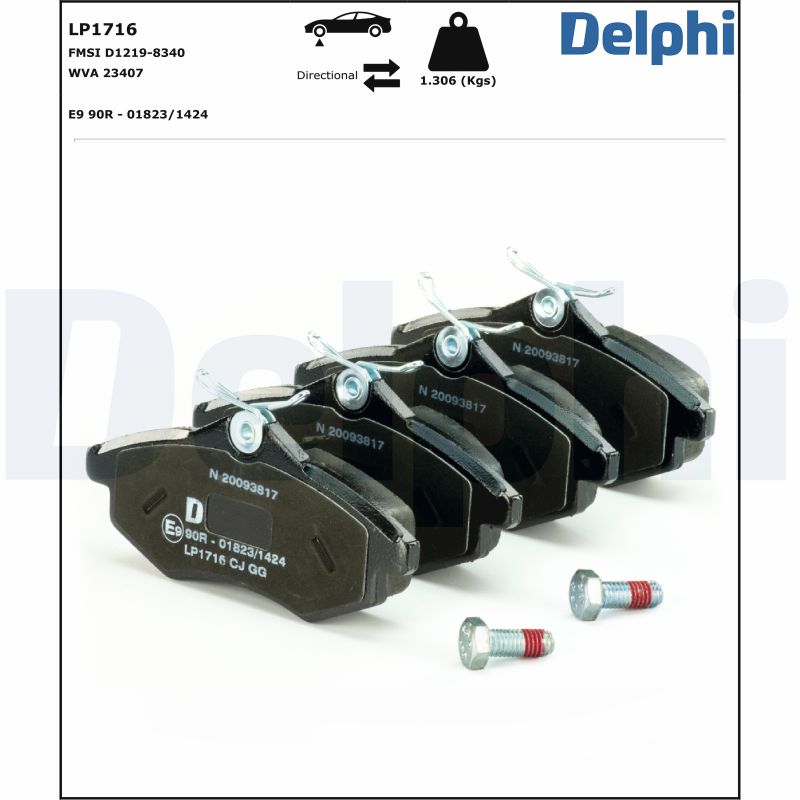Placute frana DELPHI LP1716