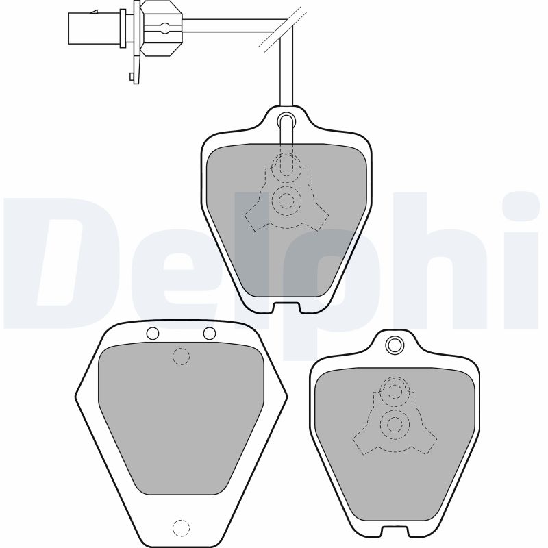 Placute frana DELPHI LP1760