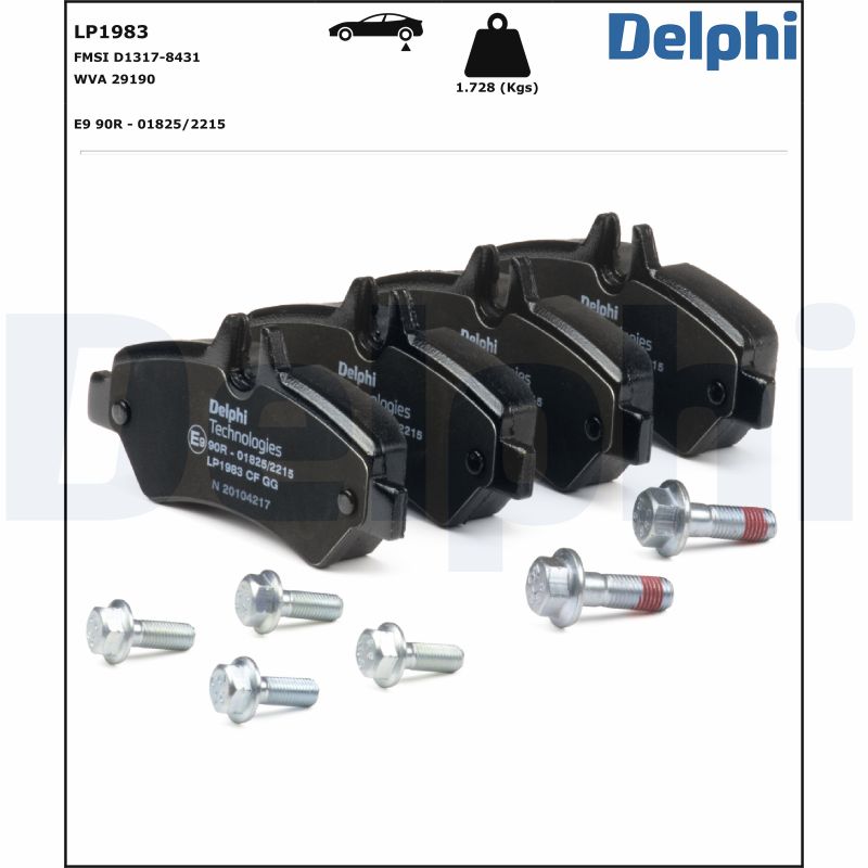 Placute frana DELPHI LP1983