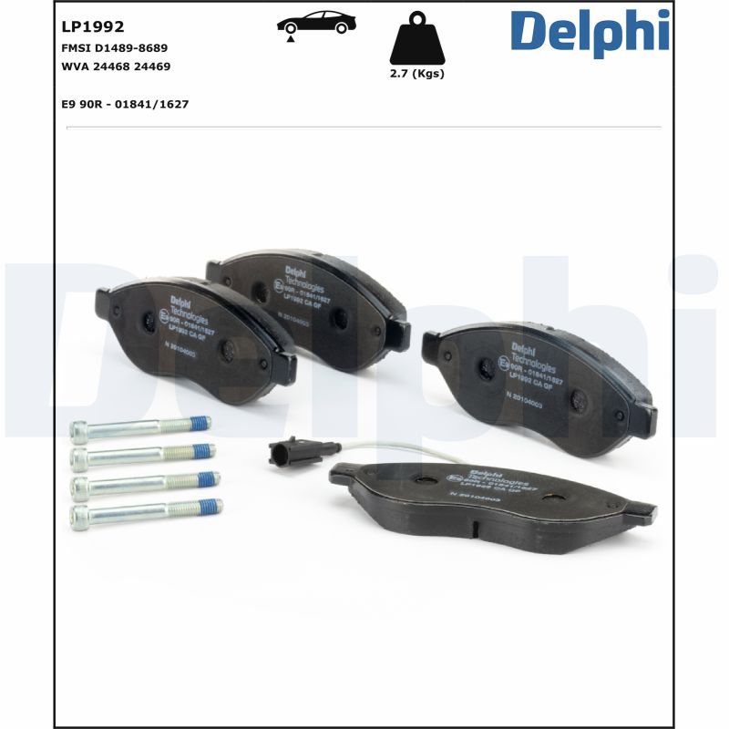 Placute frana DELPHI LP1992