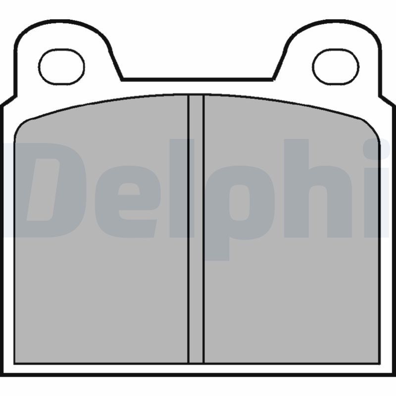 Placute frana DELPHI LP20