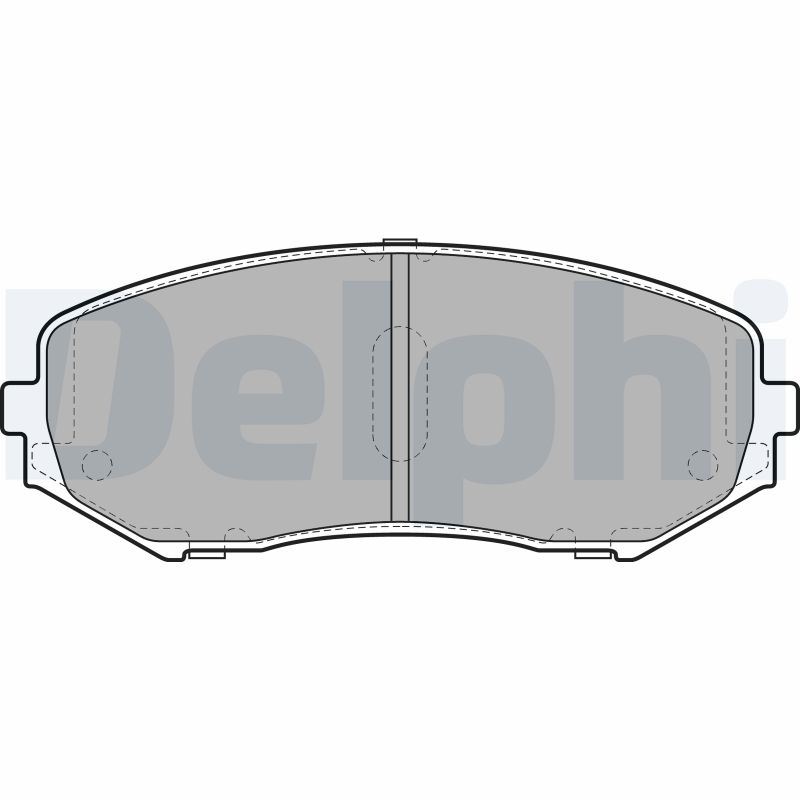 Placute frana DELPHI LP2001