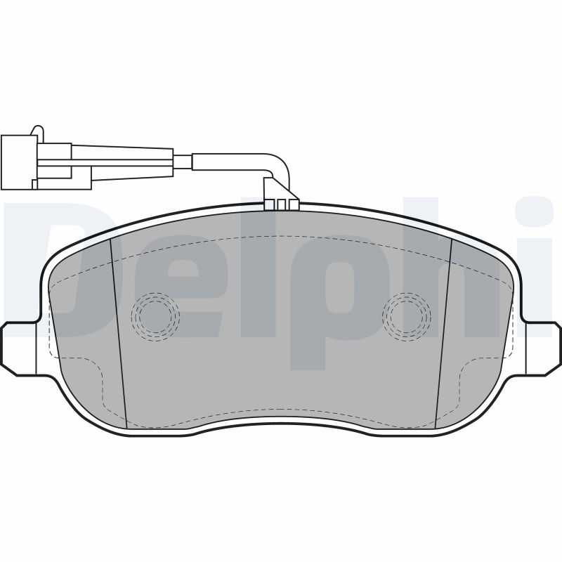 Placute frana DELPHI LP2024