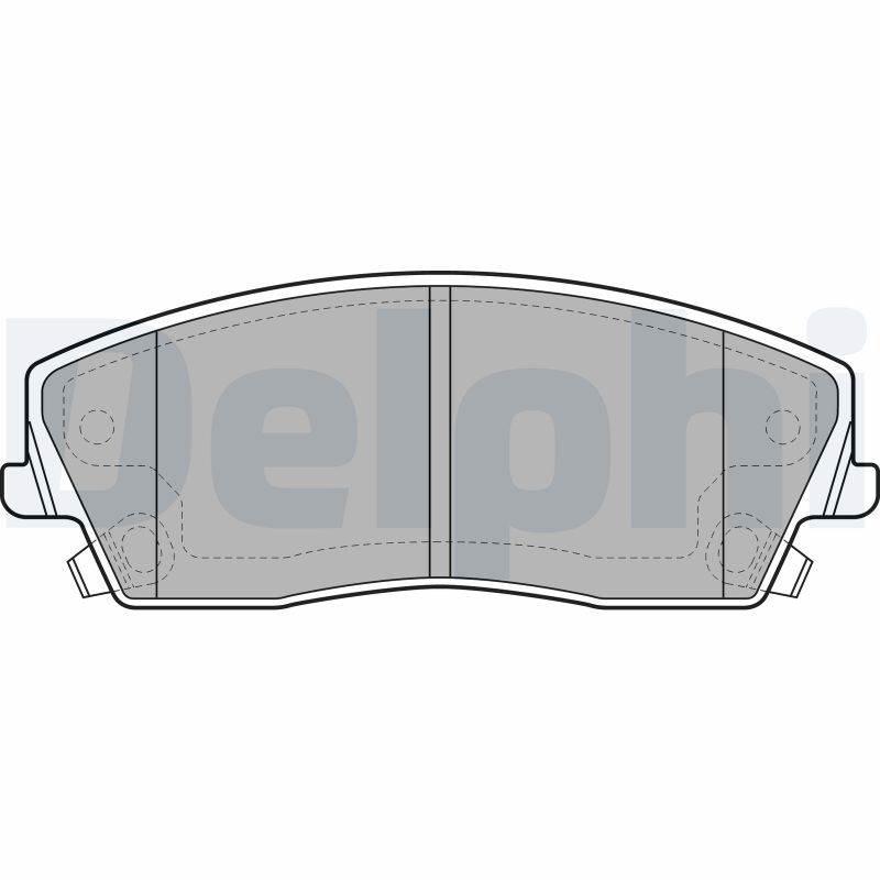 Placute frana DELPHI LP2034