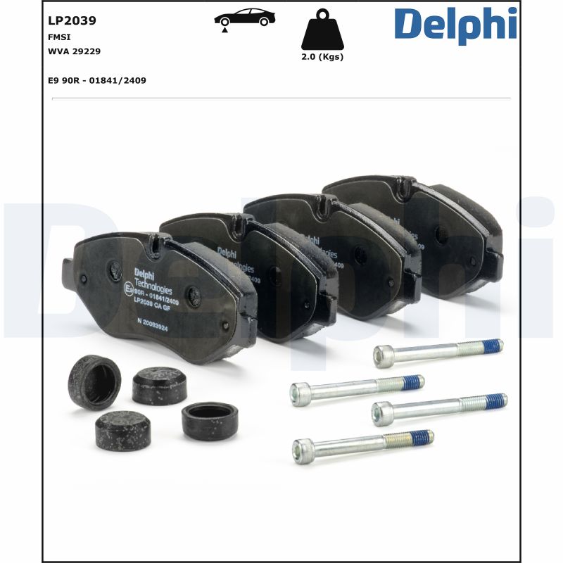 Placute frana DELPHI LP2039